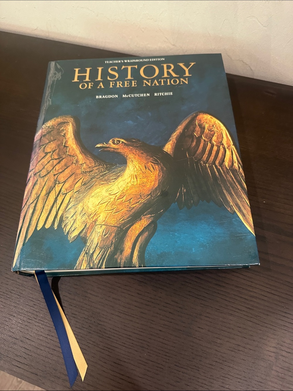 History of a Free Nation Hardcover Book Teacher’s Wraparound Edition NEW